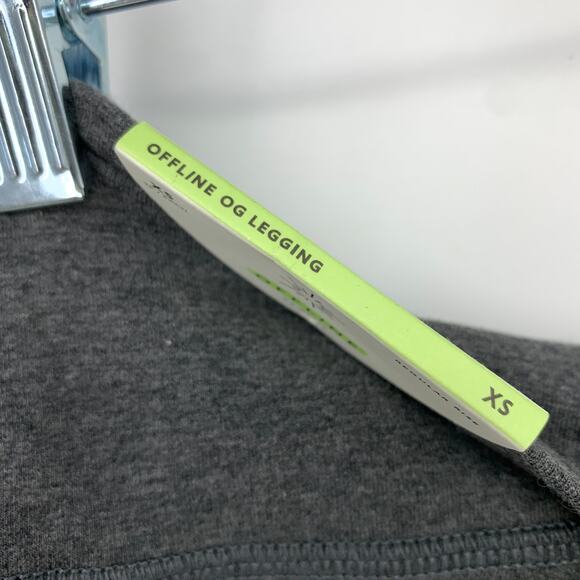 Offline By Aerie OG Legging Womens Size XS Regular Rise Heather Gray NEW - Picture 7 of 8